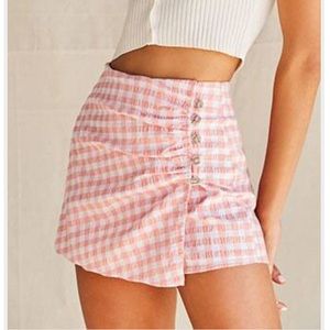 NWT Forever 21 Gingham Skort